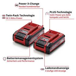 Einhell 4511629 18V 4Ah PXC Plus Twinpack Náhradní akumulátor 4 Ah Li-Ion