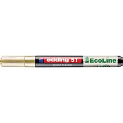 Edding 51 EcoLine 4-51-053 popisovač na laky zlatá 1 mm, 2 mm