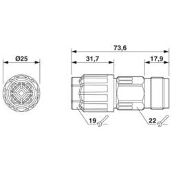 Phoenix Contact QPD C 3PE1,5 1X4-9 BK 1414694 výkonová spojka, 1 ks