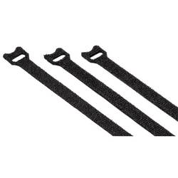 Hama kabelový manažer na suchý zip ke spojování (d x š) 125 mm x 10 mm černá 20 ks