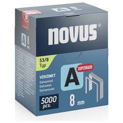 Novus Tools 042-0762 svorky z jemného drátu Typ 53 5000 ks Rozměry (d x š) 8 mm x 11.3 mm