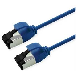 Roline 21.15.3250 RJ45 síťové kabely, propojovací kabely CAT 8.1 U/FTP 0.15 m modrá 1 ks