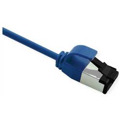Roline 21.15.3250 RJ45 síťové kabely, propojovací kabely CAT 8.1 U/FTP 0.15 m modrá 1 ks