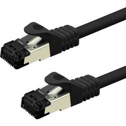 Value 21.99.1863 RJ45 síťové kabely, propojovací kabely CAT 8.1 S/FTP 3 m černá 1 ks