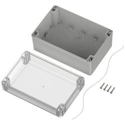 TRU COMPONENTS TC-10860932 univerzální pouzdro 180 x 120 x 90.30 ABS-PC světle šedá 1 ks