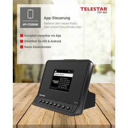 Telestar TOP 400 Schwarz internetové rádio černá