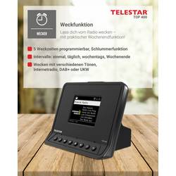 Telestar TOP 400 Schwarz internetové rádio černá