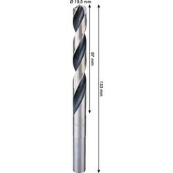 Bosch Accessories 2608577855 2608577855 HSS kovový spirálový vrták 10.5 mm Celková délka 133 mm 1 ks