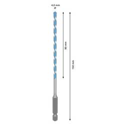 Bosch Accessories 2608902251, 2608902251 Multifunkční vrták, 4 mm, délka 150 mm