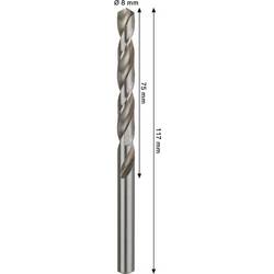 Bosch Accessories 2608577656 2608577656 HSS-G kovový spirálový vrták Celková délka 117 mm broušený 1 ks