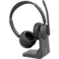 Hama Headset otevřená (On Ear) Bluetooth® stereo černá headset, vč. nabíjecí a dokovací stanice Počítače