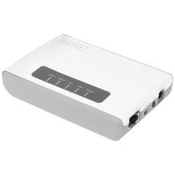 Digitus DN-13024 síťový print server USB-A, LAN (až 100 Mbit/s), Wi-Fi