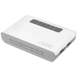 Digitus DN-13024 síťový print server USB-A, LAN (až 100 Mbit/s), Wi-Fi
