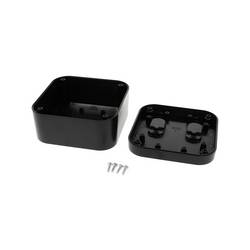 Hammond Electronics 1556DABK univerzální pouzdro 120 x 120 x 70 plast ABS zpomalující hoření černá 1 ks