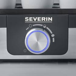 Severin EK 3163 vařič vajec bez BPA, s odměrkou, s propichovátkem vajec nerezová ocel, černá