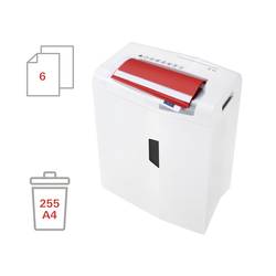 HSM Shredstar X6 pro skartovačka 7 listů na kousky 2 x 15 mm P-5 20 l Křížový řez kancelářské sponky, CD, DVD, sponky do sešívačky, kreditní karty