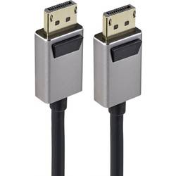 SpeaKa Professional DisplayPort kabel Konektor DisplayPort, Konektor DisplayPort 3.00 m černá SP-9510452 8K UHD Kabel DisplayPort