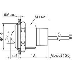 TRU COMPONENTS TC-7495268 LED žárovka bílá 12 V DC/AC