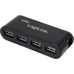 LogiLink UA0085 USB Hub 4 porty USB-A USB 2.0 480 MBit/s černá UA0085