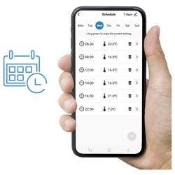 Avidsen bezdrátová termostatická hlavice, 127066, elektronický, 0 do 40 °C