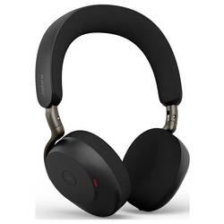 Jabra Jabra Evolve3 75 MS Stereo black mit Lin Headset uzavřená (Over Ear) Bluetooth® stereo černá Potlačení hluku Tlačítko Microsoft Teams telefon