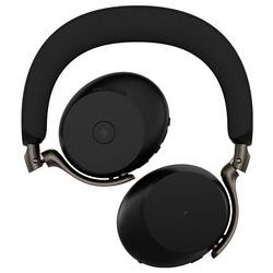 Jabra Jabra Evolve3 75 MS Stereo black mit Lin Headset uzavřená (Over Ear) Bluetooth® stereo černá Potlačení hluku Tlačítko Microsoft Teams telefon