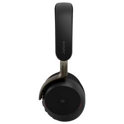 Jabra Jabra Evolve3 75 MS Stereo black mit Lin Headset uzavřená (Over Ear) Bluetooth® stereo černá Potlačení hluku Tlačítko Microsoft Teams telefon