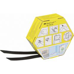 3M SJ 354D Dual Lock pásek se suchým zipem, lepicí, háčková a flaušová část, (d x š) 5000 mm x 25.4 mm, černá, 1 pár