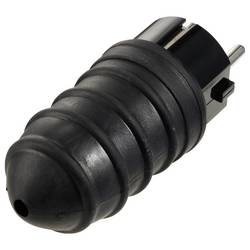 Sygonix SY-6618468 zástrčka TPE 250 V/AC černá IP44
