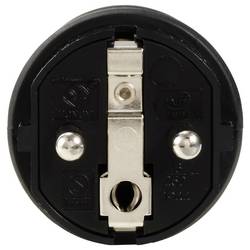 Sygonix SY-6618468 zástrčka TPE 250 V/AC černá IP44