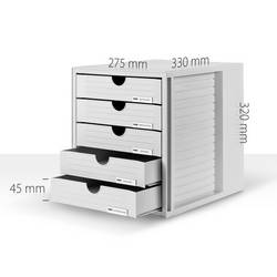 HAN Systembox 1450-13 box se zásuvkami černá DIN A4, DIN C4 Počet zásuvek: 5