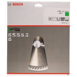 Bosch Accessories Optiline Wood 2608641190 tvrdokovový pilový kotouč 210 x 30 x 2.8 mm Počet zubů (na palec): 60 1 ks