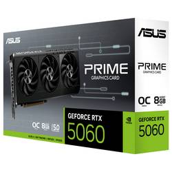Asus grafická karta Nvidia GeForce RTX 5060 GeForce RTX 5060 8 GB GDDR7 RAM PCIe x8 HDMI™, DisplayPort přetaktovaná, Režim nulového ventilátoru , NVIDIA G-Sync