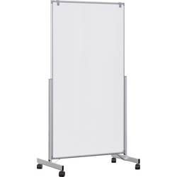 Maul maticová deska MAULpro easy2move (š x v) 1000 mm x 1800 mm bílá plastový oboustranně použitelná , vč. sady koleček