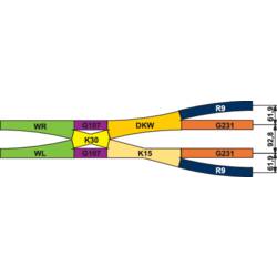 A-kolej H0 Piko 55200 rovná kolej 239.07 mm 6 ks