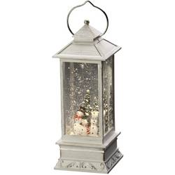Konstsmide 4365-200 LED svítilna sněhulák teplá bílá LED bílá s motivem sněhu, naplněné vodou, časoměřič, se spínačem