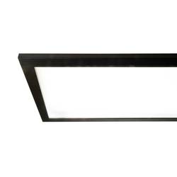 Deko Light 342219 LED Panel transparent, eckig, 50 W, 3000/4000 K, Schwarz závěsné světlo, třída E (A - G), LED, pevně vestavěné LED, 53 W, sytá černá (RAL