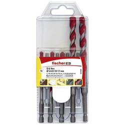 Fischer 561649 D-U Hex Set 5-12 mm 5dílná Univerzální sortiment vrtáků kov, kámen, beton, dřevo, zdivo 5 mm, 6 mm, 8 mm, 10 mm, 12 mm