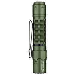 OLight Warrior 3S green 12969 LED kapesní svítilna IPX8 (vodotěsné), s klipem na opasek, s brašnou, s režimem stroboskopu napájeno akumulátorem 2300 lm 176 g