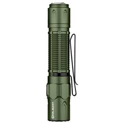 OLight Warrior 3S green 12969 LED kapesní svítilna IPX8 (vodotěsné), s klipem na opasek, s brašnou, s režimem stroboskopu napájeno akumulátorem 2300 lm 176 g