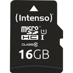 Intenso Premium paměťová karta microSDHC 16 GB Class 10, UHS-I vč. SD adaptéru
