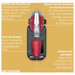 Severin EZ 7410 -Slush Ice Maker výrobník ledové tříště 2 l