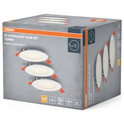 OSRAM HOMELIGHTING Downlight Slim Set 3 x 120mm 3000K 4099854445903 venkovní nástěnné LED osvětlení LED 8.00 W bílá
