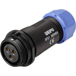Weipu SP2111 / S 3 I kulatý faston, 1 ks