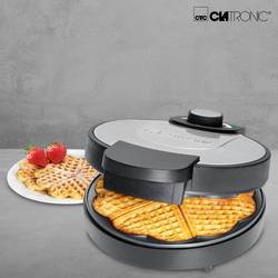 Clatronic WA 3492 vaflovač nepřilnavý povlak černá, nerezová ocel