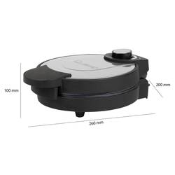 Clatronic WA 3492 vaflovač nepřilnavý povlak černá, nerezová ocel