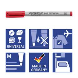 Staedtler popisovač fólií Lumocolor M non-permanent 315 315 WP8 modrá, hnědá, žlutá, zelená, oranžová, červená, černá, fialová