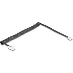 Delock telefonní kabel 2 m černá