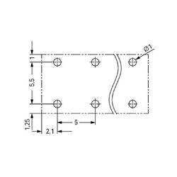 WAGO 2086-3106 svorkovnice pro tiskárny 1.50 mm² Pólů 6 černá 1 ks