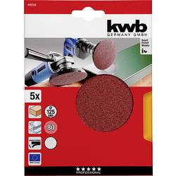 kwb 488320 brusný kotouč Průměr 125 mm Zrnitost=80 5 ks